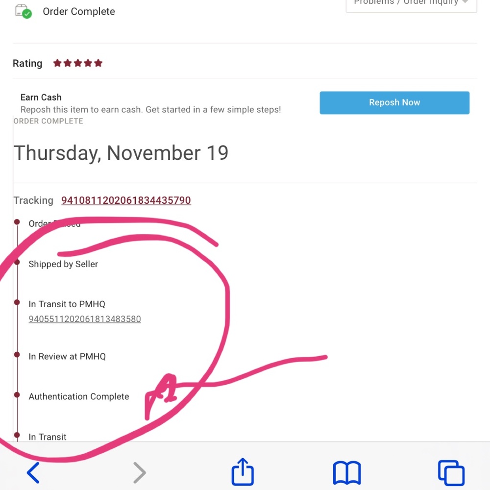 Poshmarks Authentication
